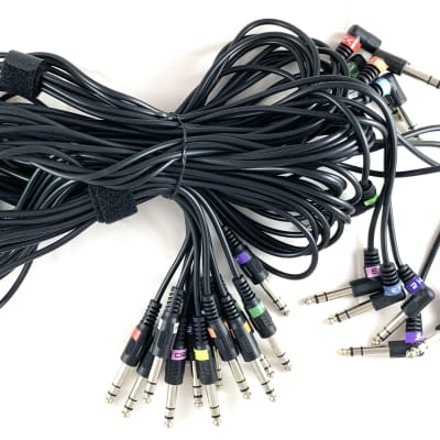 12 Cable Snake Wire Harness Kit Replacement for Roland Drums: TD-8, TD-10, TD-12, TD-20-Patch Cord Trigger-