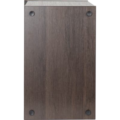 Gator Elite Furniture Series 4U Desktop Studio Rack in Dark Walnut Brown Finish image 5