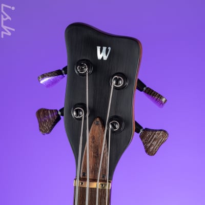 Ish x Warwick Dolphin SN TCS Custom Shop Endangered Species 4-String Bass Wenge Fretboard image 5