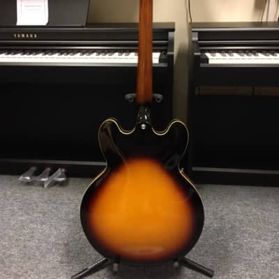 Epiphone Inspired By Gibson ES-335 Left Handed Electric Guitar Vintage Sunburst image 2