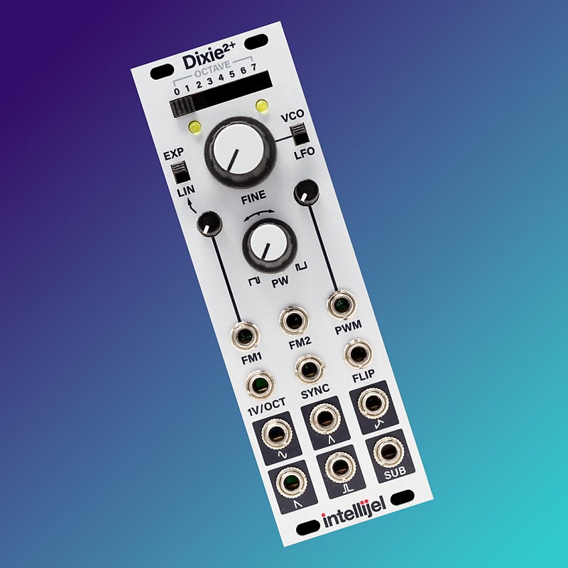 Intellijel Dixie II+ BRAND NEW Triangle Core VCO / LFO Eurorack Synth Module - White image 1