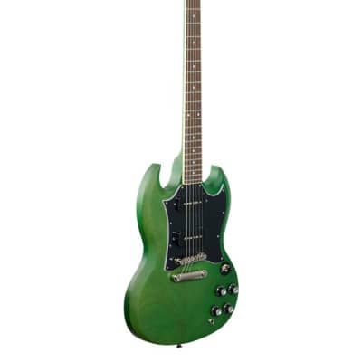 Epiphone SG Classic Worn P90s Inverness Green image 8