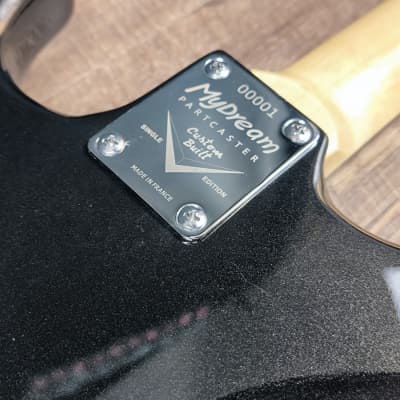 MyDream Partcaster Custom Built - Charcoal Frost Metallic - Ebony - EMG 81-60 image 9