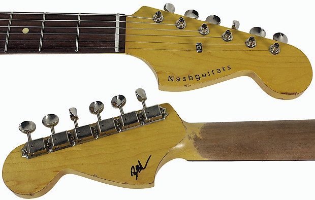 Nash JM-63 Jazzmaster Guitar, Black, Medium Aging | Reverb