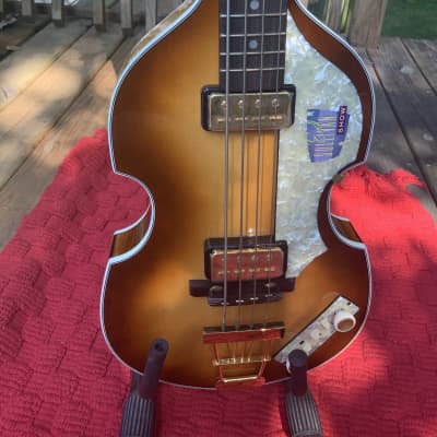 HOFNER violin Bass 500/1 Vintage 62  Ed Sullivan limited Edition  2014 Sunburst image 11
