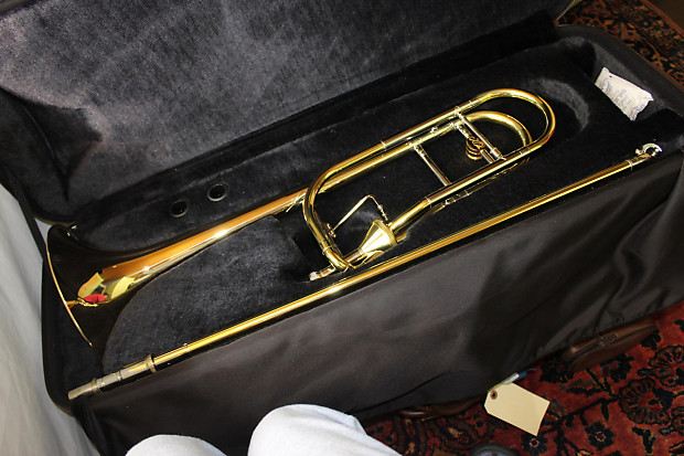 Jupiter 1236RL-T XO F-Attachment Trombone w/ Thru-Flo Valve, Rose Brass Bell image 1