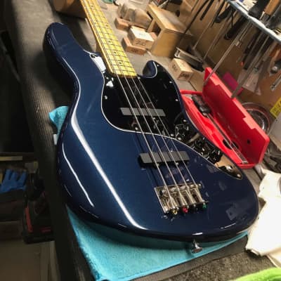 LsL Instruments Valencia Jazz Bass Custom 4 CV Blue Flame Maple Neck 2022 for sale