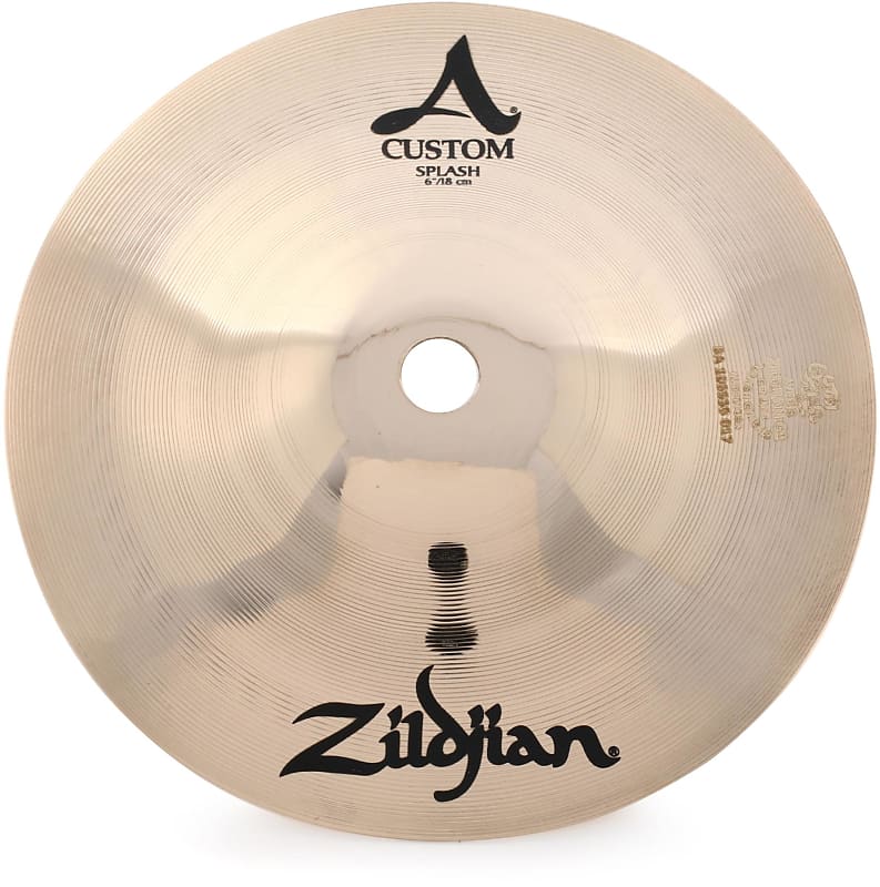Zildjian 6 inch A Custom Splash Cymbal (3-pack) Bundle image 1