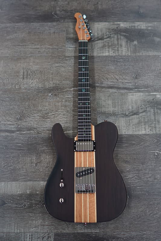 AIO TC1-H B-Stock Left-Handed Electric Guitar - Dark Walnut *Humbucker Neck Pickups 001 image 1