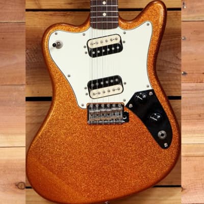FENDER PAWN SHOP SUPER-SONIC MINT! 2012 Orange Flake Offset Guitar HH 08567 image 1