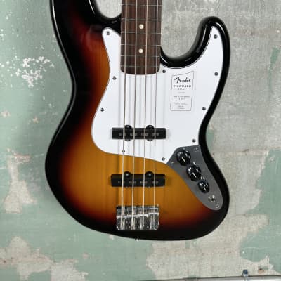 Mint Fender Standard Jazz Bass - 3-Color Sunburst image 2