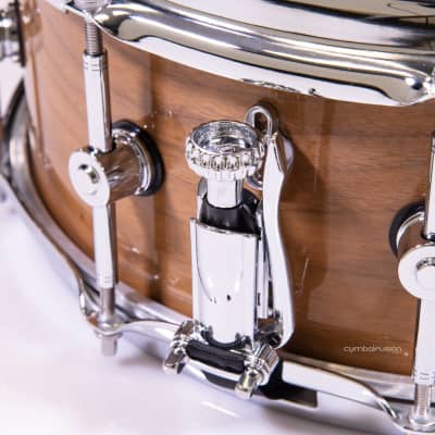 Hendrix Perfect Ply Walnut 5.5x14 Snare Drum -High Gloss image 4