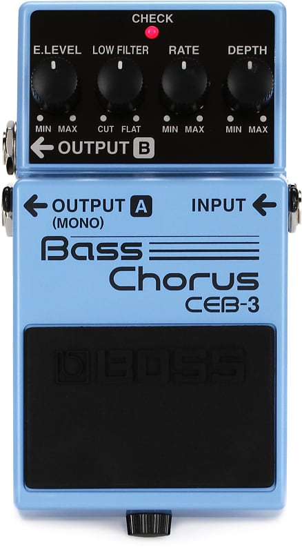 Boss CEB-3 Bass Chorus Pedal (5-pack) Bundle image 1
