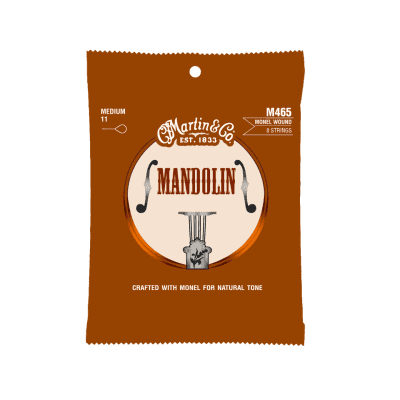 Martin M465 Monel Mandolin Strings - Medium (.11 - .40)