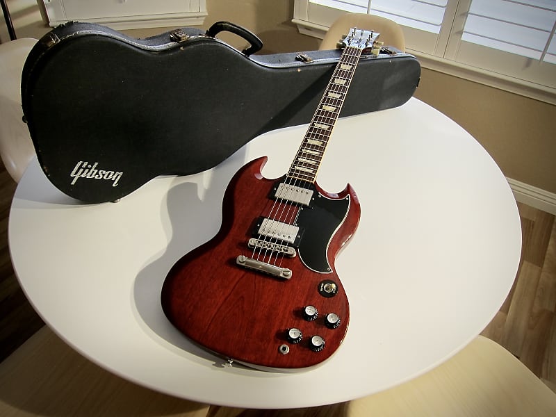 Gibson SG Standard '61 Reissue with Older Gibson Hard Case  Circa-2005-Vintage Cherry | Reverb