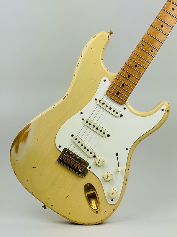 Fender Custom Shop Cunetto Relic Stratocaster, '57 RI Mary Kaye, Lowest Serial Number Available! 1995 - Blonde image 1