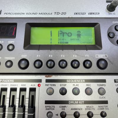 Roland TD-20 Electric Drum Brain Module V-Drum TD20 - DEFECTIVE !!!! image 11