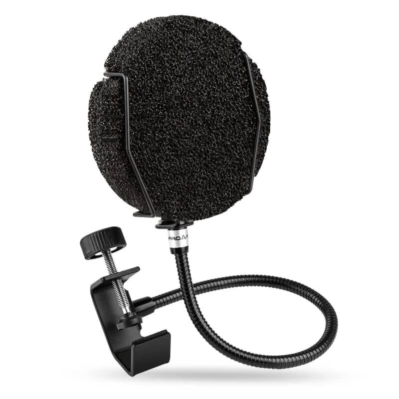 YOUSHARES QuadCast Mic Pop Filter - Microphone Windscreen Mask Shield  Compatible with HyperX QuadCast S USB Gaming Microphone