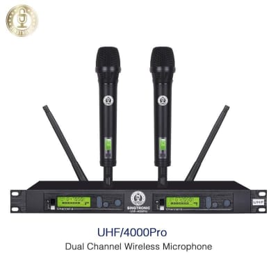 SINGTRONIC UHF 2500 PROFESSIONAL 1000 CHANNEL DUALWIRELESS