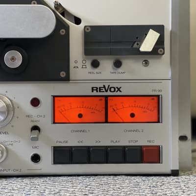 Vintage Revox PR99 Silver Reel to Reel Tape Recorder 7-1/2 to 15IPS ~FREE SHIPPING~ image 5