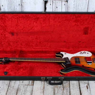 Mosrite Vintage 1960's S#0021 Combo Mark X Ventures Style Electric Bass Guitar w Case image 19