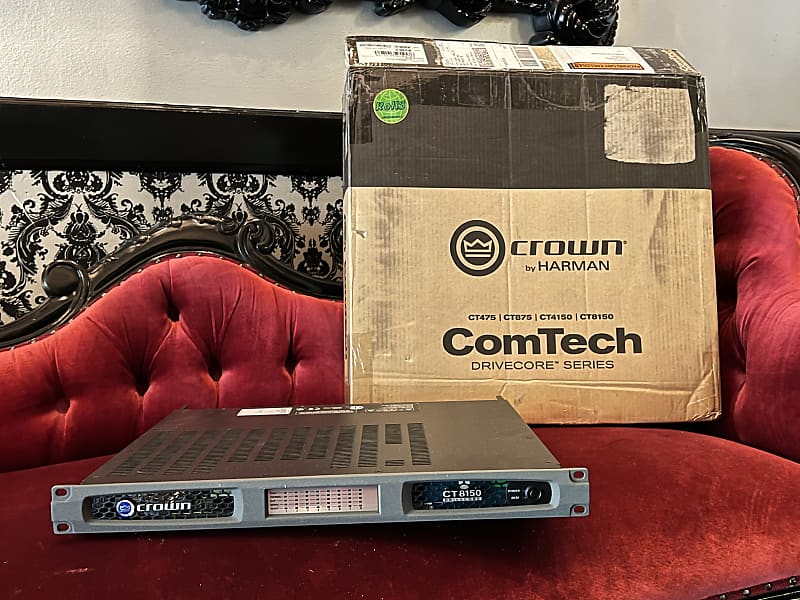 Crown CT8150 ComTech 8-Channel Rackmount 125-Watt Power Amp | Reverb