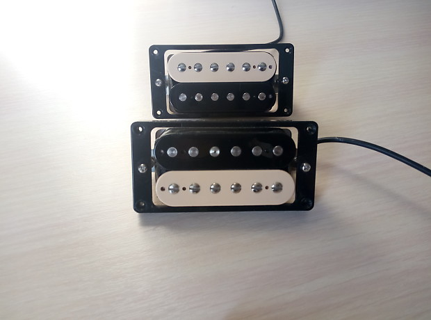 Gibson 61 Zebra Humbucker Alnico V 4 conductors Quick Connect Pickups Original PAF Matched Set 2014