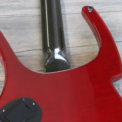 Unique! Parker Deluxe FB4 4-String Fly Bass Trans Red Quilt + OGB image 18
