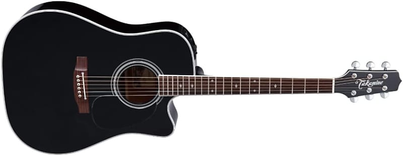 Takamine EF341SC Legacy Series Acoustic-Electric Guitar Black image 1