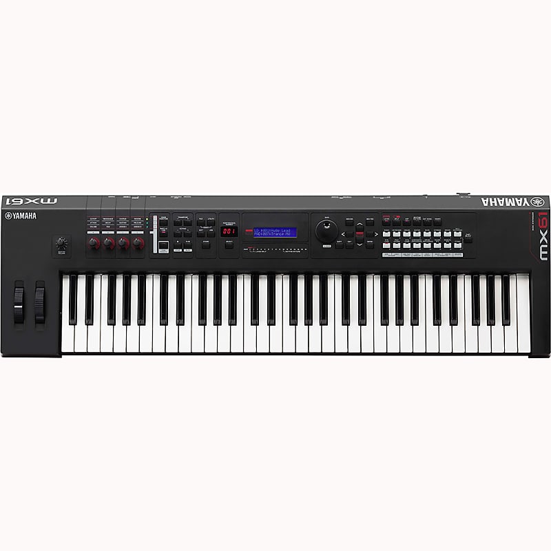 Yamaha MX61 BK 61-Key USB/MIDI Keyboard Synthesizer Controller Black image 1
