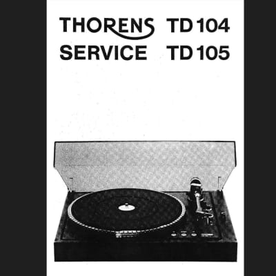 Thorens TD 105 Turntable - Serviced - Original Owner image 19