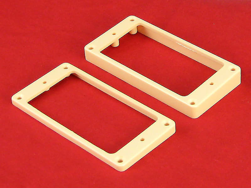 Allparts Humbucking Pickup Mounting Rings US Spec Cream Flat Reverb