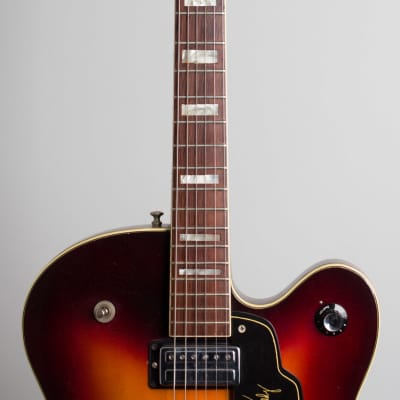 Guild  Duane Eddy DE-400 Thinline Hollow Body Electric Guitar (1965), ser. #41838, original black hard shell case. image 8