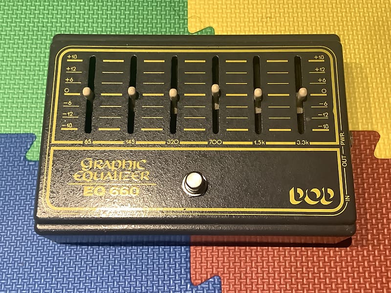 DOD Graphic Equalizer 660 Mid 80s - Gray bud box