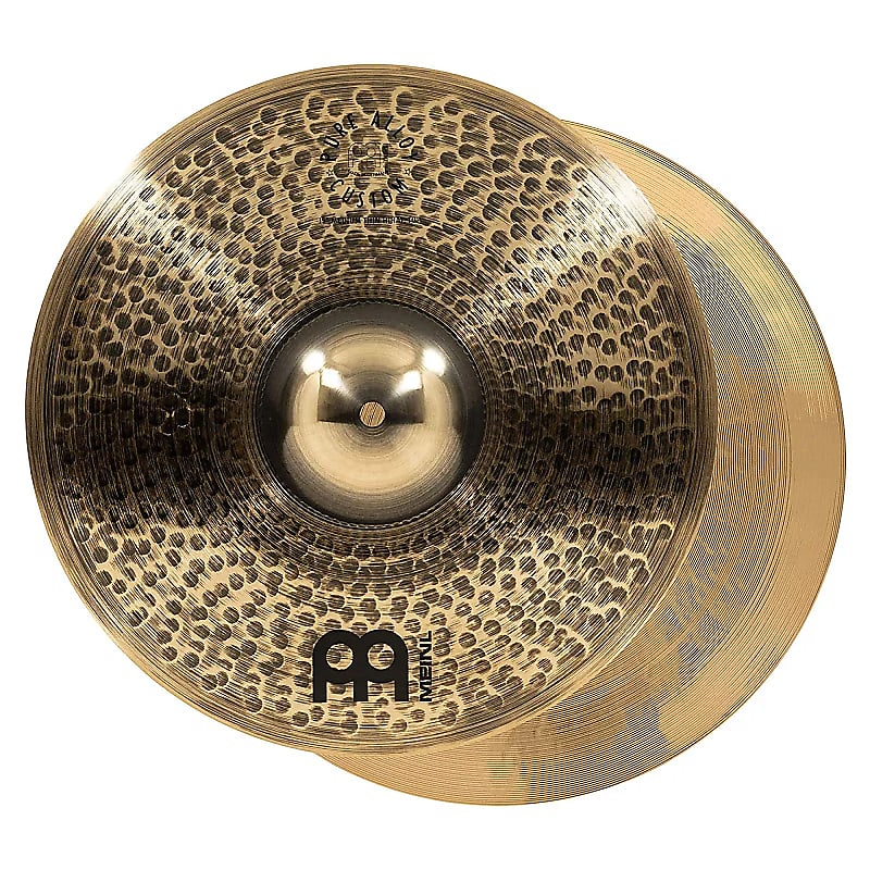 Meinl 15" Pure Alloy Custom Medium Thin Hi-Hat Cymbal (Pair) image 1