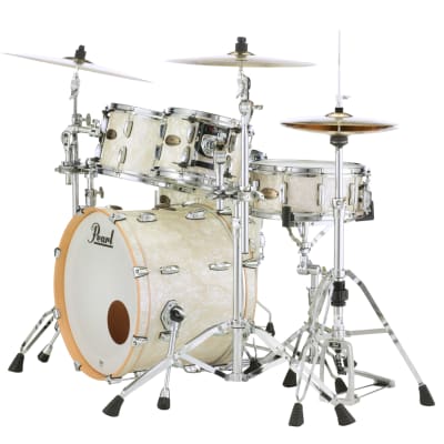 Pearl Session Studio Select Nicotine White Marine Pearl 20x14/10x7/12x8/14x14 Drums Shell Pack & GigBags Dealer image 6