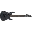 ESP LTD M-1008 Multi-Scale See Thru Black Satin STBLKS 8-String Guitar + Free Gig Bag M-1008MS