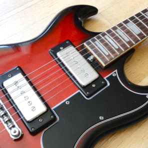 1960s Truetone Rock-Star Teisco Vintage Electric Guitar SG w