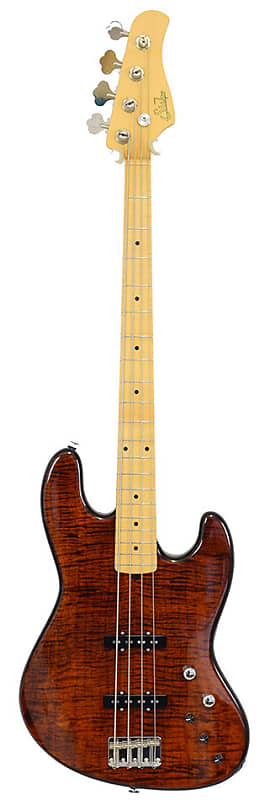 Suhr  Bass Classic J Root Beer Flame SHOWROOM image 1
