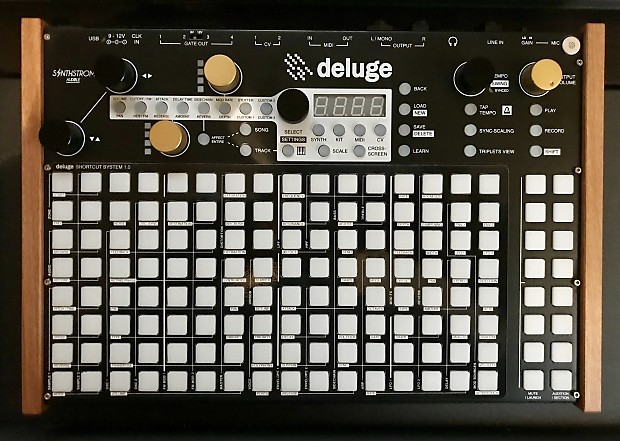 Synthstrom Deluge 2017 Black/Wood image 1