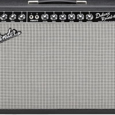 Fender 65 Deluxe Reverb Tube Combo Guitar Amplifier image 1