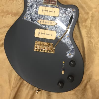 D'Angelico Deluxe Bob Weir Solid Body Electric Guitar-Matte Stone Finish-NEW! image 2