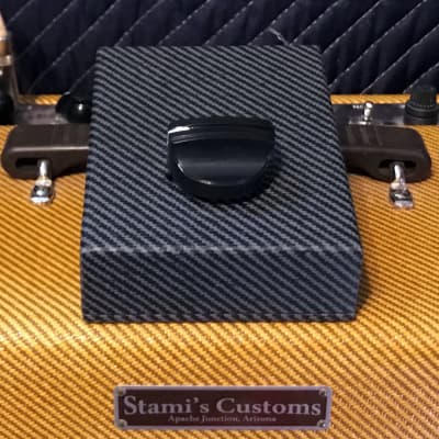 Stami's Customs - Blackout Tweedy Bird 8 Ohm 85 Watt Speaker Attenuator in Blackout Tweed image 4