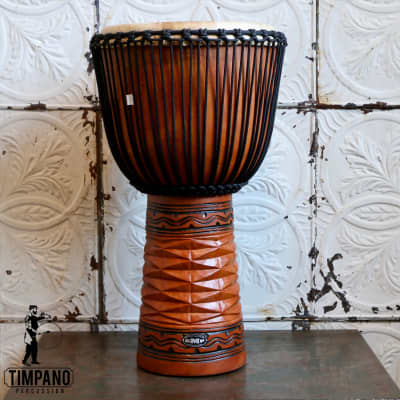 Djembe GMP Pro Series (Diamond Carving Natural) 60cm for sale