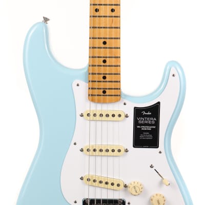 Fender Vintera '50s Stratocaster Modified Daphne Blue Used image 6