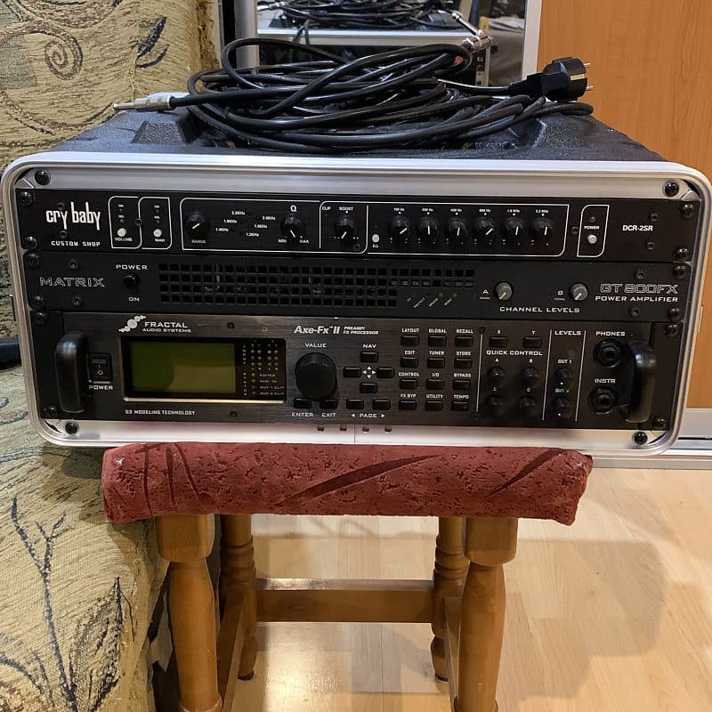 Matrix GT800FX Rackmount 1U Stereo Guitar Power Amp Reverb Australia