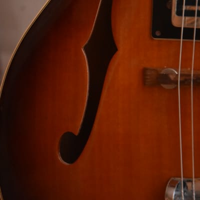 Höfner 4570 – 1967 German Vintage Archtop Thinline Semi Hollow Guitar Bild 8
