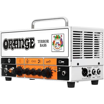 Orange  Amplifiers Terror Bass 500W Tube Hybrid Bass Amp Head 2024 - Black , White , & Orange image 3