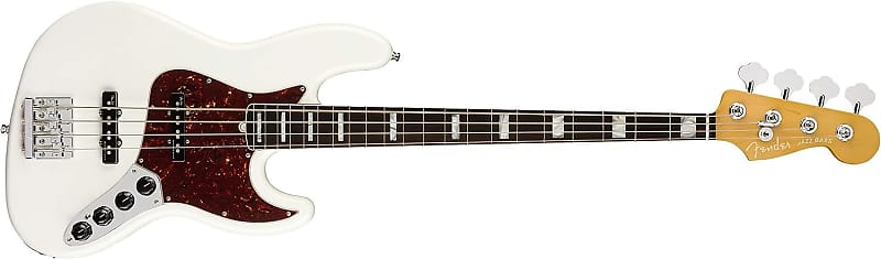 Fender American Ultra Jazz Bass, Arctic Pearl, Rosewood Fingerboard image 1