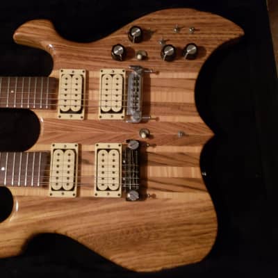 Lado Double Neck 1978-1980 Natural Zebra And Curly Maple image 2